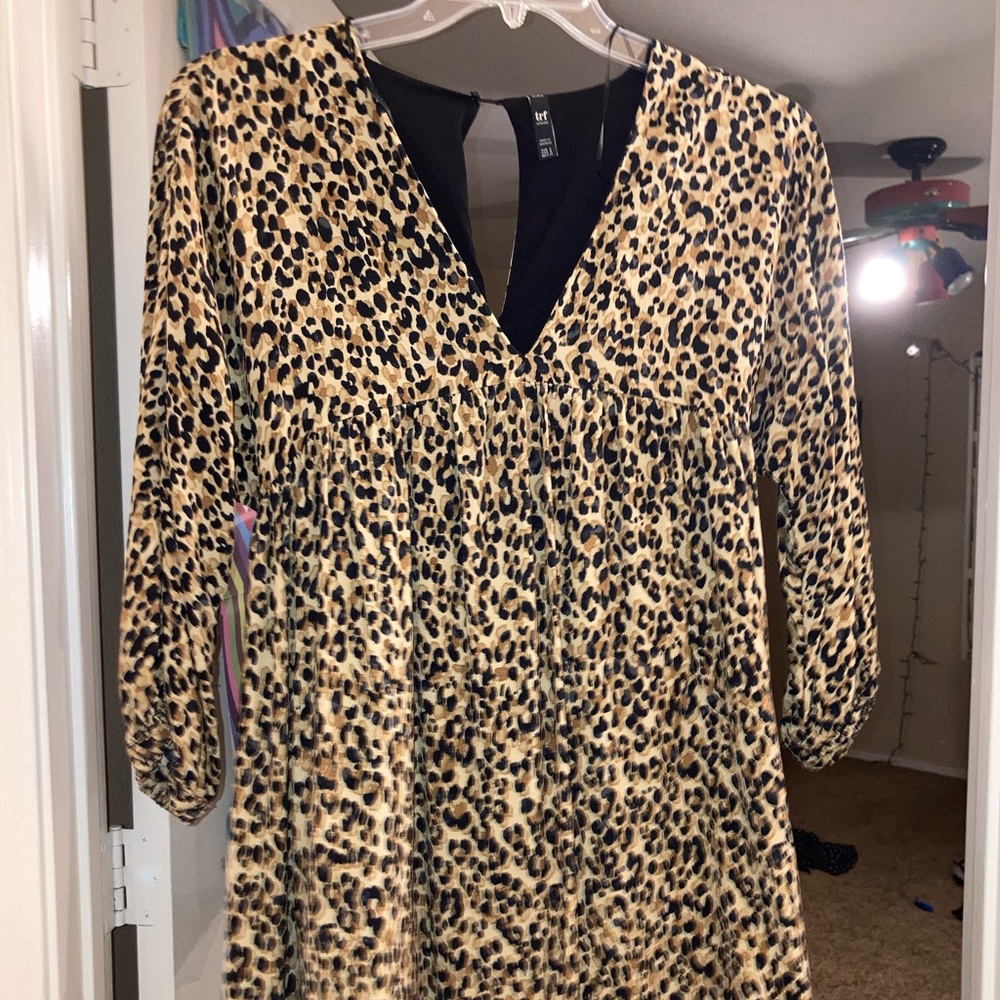 Animal print dress